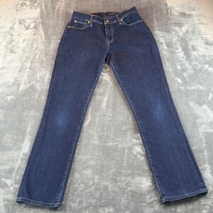 7 Seven For All Mankind Straight Leg Size 28 Dark‎ Wash Mid Rise